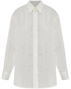 Studio Nicholson Rouen stripe shirt - Weiß