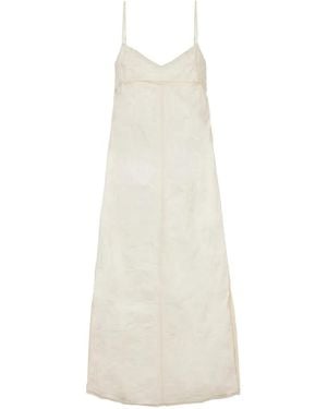 Jonathan Simkhai Leah Crinkled-Effect Backless Midi Dress - White