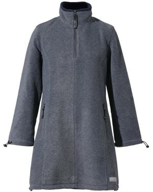 Sandy Liang Fleece-Texture Mini Dress - Blue