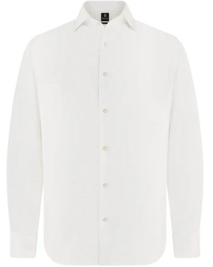 BOGGI Capri-Collar Shirt - White
