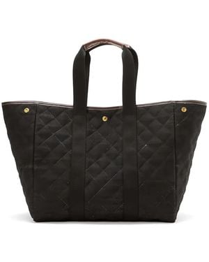 Rue de Verneuil Quilted Tote Bag - Black