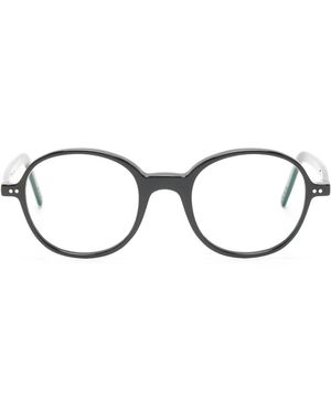 Lunor Brille Mit Rundem Gestell - Schwarz