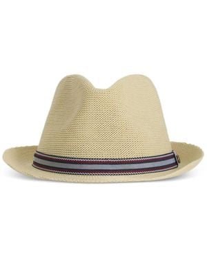 Barbour Linford Trilby Band Hat - White