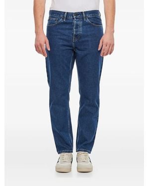 Carhartt Jeans Mit Geradem Bein - Blau