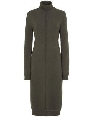 Fendi タートルネック ロングスリーブドレス - グレー