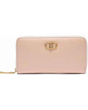 Liu Jo Portafoglio Con Placca Logo - Rosa