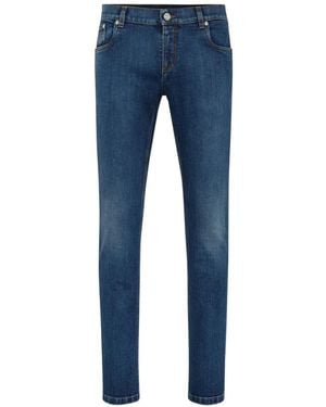 Billionaire Jean À Coupe Cinq Poches - Blue