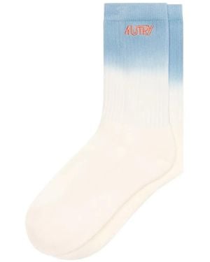 Autry Socken Mit Batikmuster - Blau