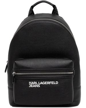 Karl Lagerfeld Mochila con cremallera - Negro