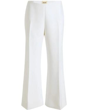 KHAITE Walter trousers - Blanco