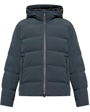 Paul & Shark Typhoon Hooded Down Jacket - Blue