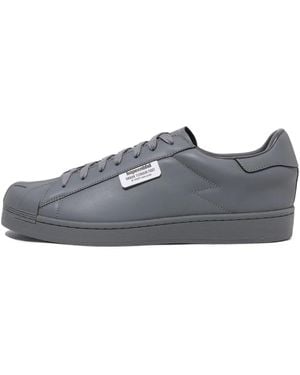 A Bathing Ape X Nbhd Skull Low-Top Trainers - Grey