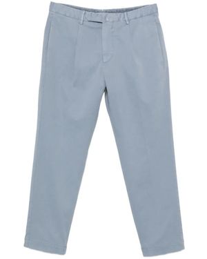 Dell'Oglio Pleated-Detail Trousers - Blue