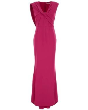 Givenchy Long Draped Dress - Pink