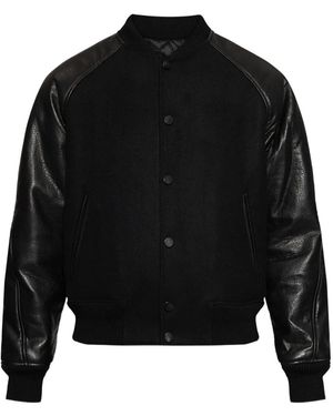 Givenchy Panelled Bomber Jacket - Black