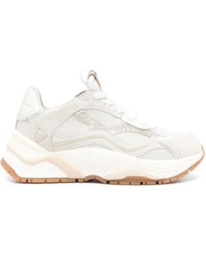 Philippe Model Panelled-Design Trainers - White