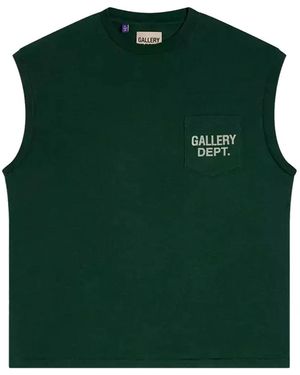 GALLERY DEPT. Logo-Print Sleeveless T-Shirt - Green