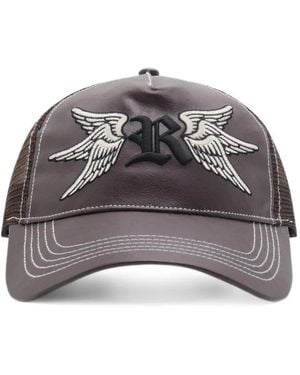Palace Gorra Con Bordado Y Panel De Malla - Gris