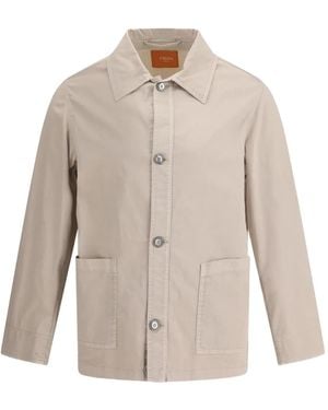 Cruna St. Honore Jacke mit aufgesetzter Tasche - Weiß