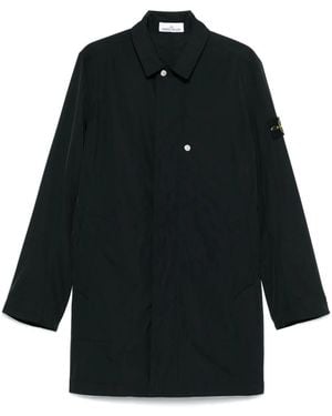 Stone Island Compass-Badge Coat - Black
