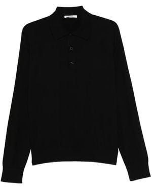 Givenchy Langärmeliges Poloshirt - Schwarz