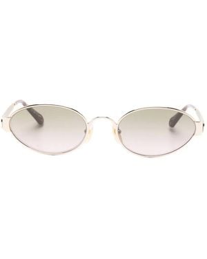 Chloé Oval-Frame Sunglasses - Natural