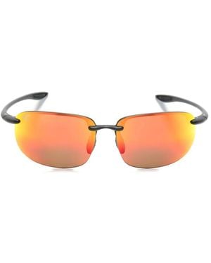 Maui Jim Ho'Okipa Xl Rectangle-Frame Sunglasses - Pink