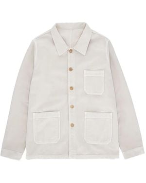 Fortela Fergus Moleskin Shirt Jacket - White