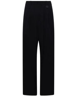 WOOYOUNGMI Band Wollhose - Schwarz