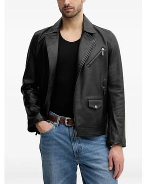 Karl Lagerfeld Studded Biker Jacket - Black