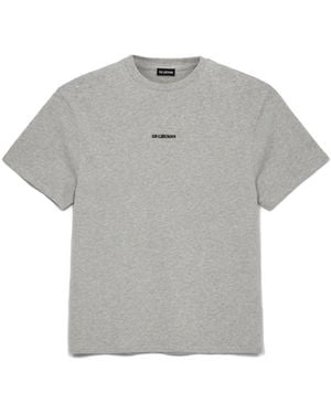Han Kjobenhavn Logo-Embroidered T-Shirt - Gray