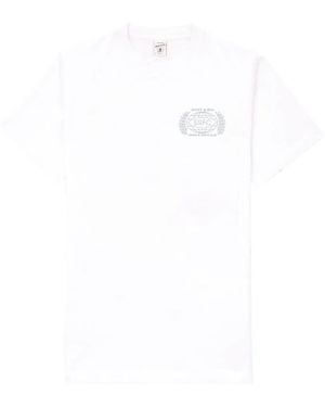 Sporty & Rich Logo-Print Crew-Neck T-Shirt - White