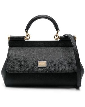 Dolce & Gabbana シシリー ハンドバッグ S - ブラック