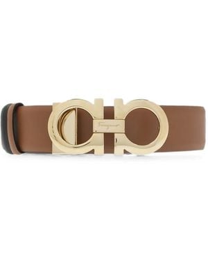 Ferragamo Cintura Con Fibbia - Bianco
