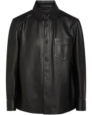 BOSS Movitz Leather Jacket - Black