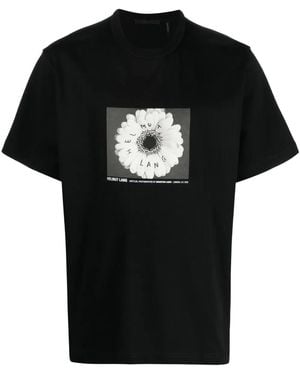 Helmut Lang Photograph-Print Cotton T-Shirt - Black