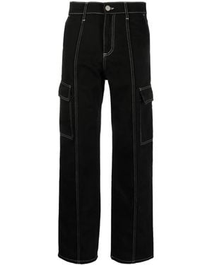 Philosophy Di Lorenzo Serafini Cargo Straight-Leg Jeans - Black