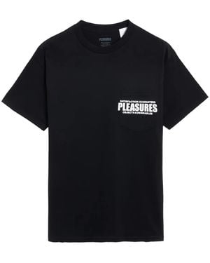 Pleasures Cotton T-Shirt - Black