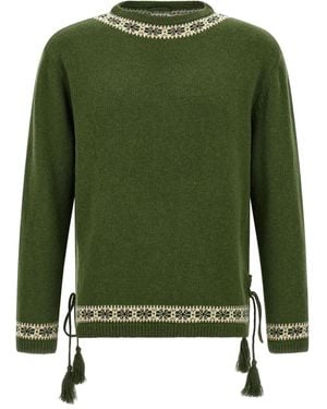 Bode Jacquard Fair-isle Sweater - グリーン