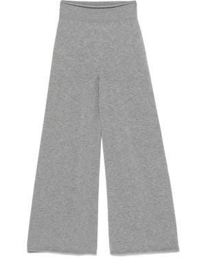 Vanisé Pantaloni A Gamba Ampia - Grigio
