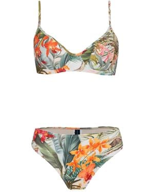 Lygia & Nanny Lilica Bikini Mit Tropischem Print - Grün