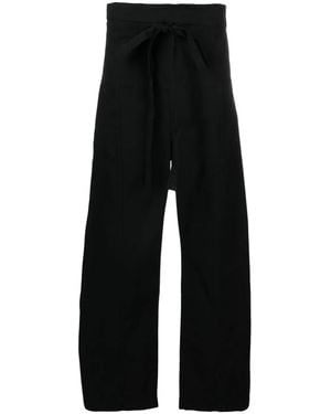 Matteau Fisherman Straight-Leg Pants - Black