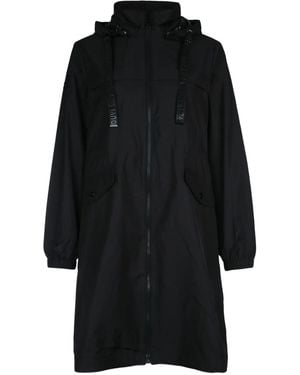 Duvetica Drawstring-Hood Coat - Black