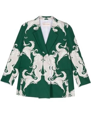 Valentino Garavani Metamorphos Silen ジャケット - グリーン