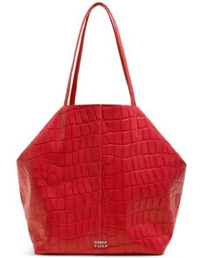 Bimba Y Lola Large Shopper Bag - Red