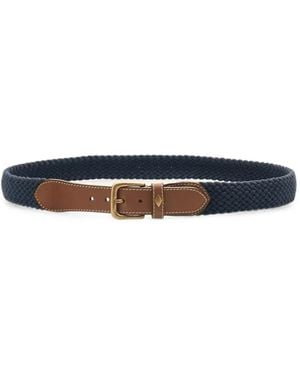 Lottusse Snipe Braided Belt - White