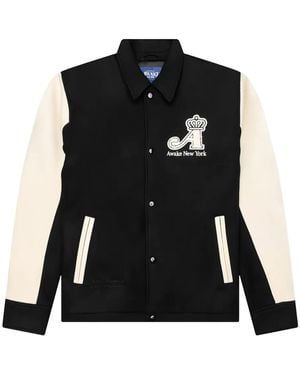 AWAKE NY Panelled Bomber Jacket - Black
