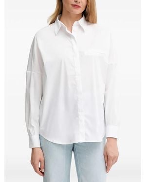 Benetton Chest-Pocket Shirt - White