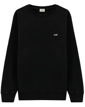 Autry Logo-Print Sweatshirt - Black