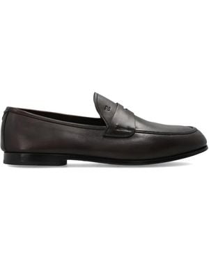 Fabi Leather loafers - Schwarz